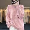 Winter Sweaters Autumn Basic Women O-Neck Striped Print Sweaters Knitting Loose Sweater