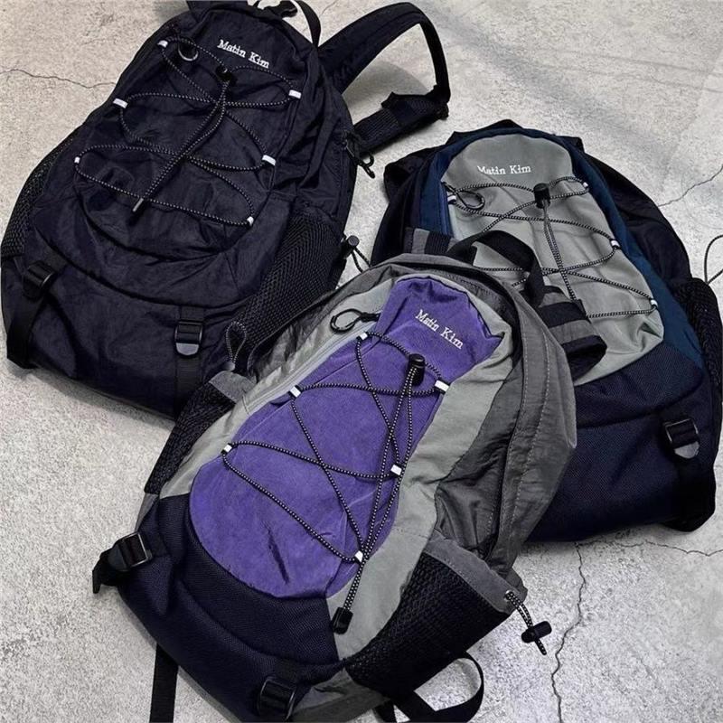 Kconnect MatinKim Ретро Спортивный Рюкзак с Цветными Блоками и Кулиской