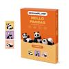 ORIGAMIPLANET Hello Pandas 3D Origami Paper Craft Gift Set Panda 3D Origami Cute Animal Panda Paper Sculpture for Teens DIY Craft Set for Birthday