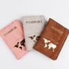 Personalised Travel Accessories Passport Holder Case Wallet Bags RFID Blocking PU Leather Passport Holder Case Elastic Style