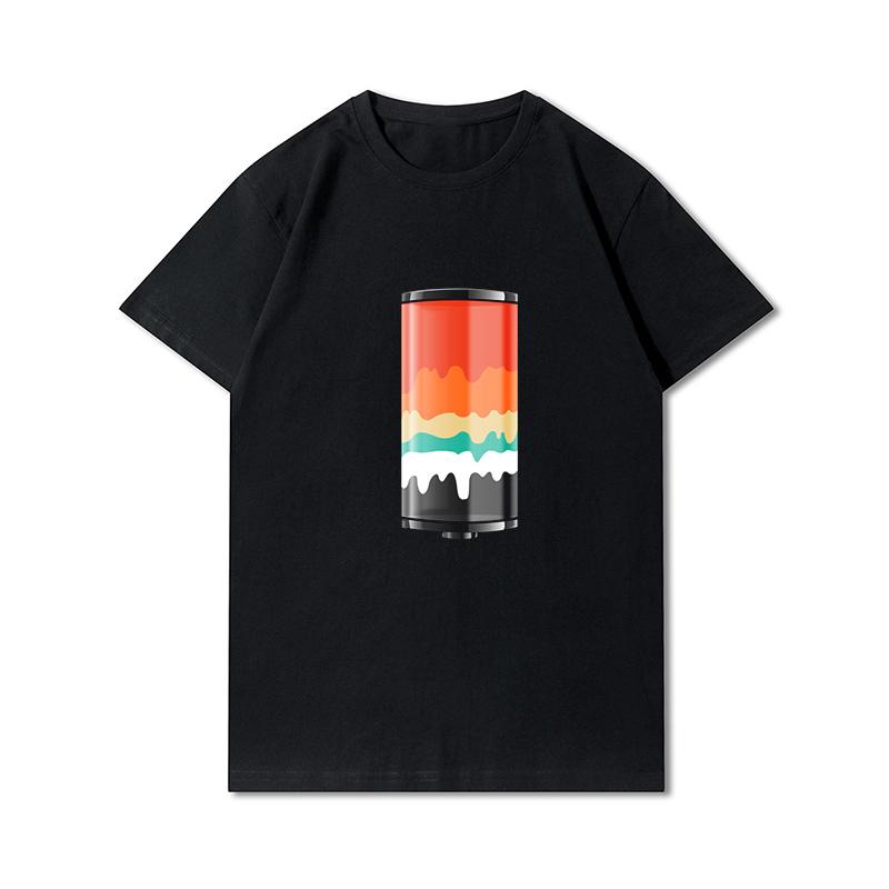 Летние мужские футболки с графическим рисунком, мужские футболки в стиле Харадзюку, винтажные рубашки унисекс с короткими рукавами большого размера
