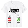 Print T-shirts Women Men T Shirt Christ Casual Short Sleeve O Neck Tees Harajuku Funny Tops Oversized Black Clothes
