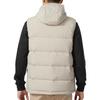 Adidas Down Vests Men's Gray Hooded Moderate HY3935