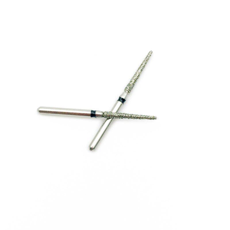 Стоматологические алмазные боры, 10 шт./кор., сверхгрубые алмазные боры для высокоскоростных наконечников FG 1,6 мм TF-11S