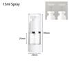 2Pcs 15ml 30ml 50ml Lotion Spray Bottle Travel Skin Care Refillable Dispensing Container  Travel