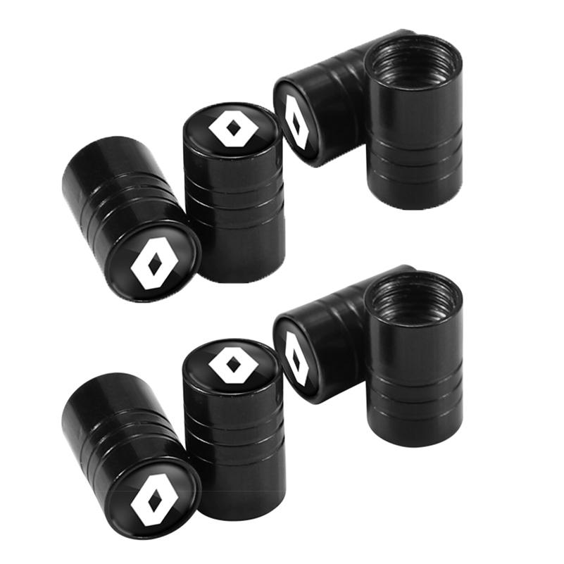 2026 Hot For Renault Hub Caps For Renault Megane 2 3 4 Twingo Clio Talisman Captur Traf 4Pcs/8Pcs Alloy Car Tire Valve Stem Air 
