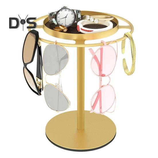 Вращающаяся на 360 градусов подставка для очков, органайзер для солнцезащитных очков, высокоустойчивая многоцелевая вращающаяся стойка для солнцезащитных очков