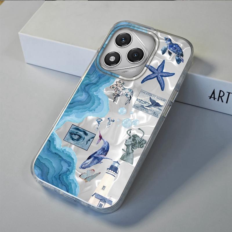 Ретро Солнце Морской Цветочный Глаза Девушки Женщины Для Honor 400 Pro X9c Magic7 Magic6 200 Lite Smart X9a X8a X8b X8c X7c X8 Чехлы Обложка