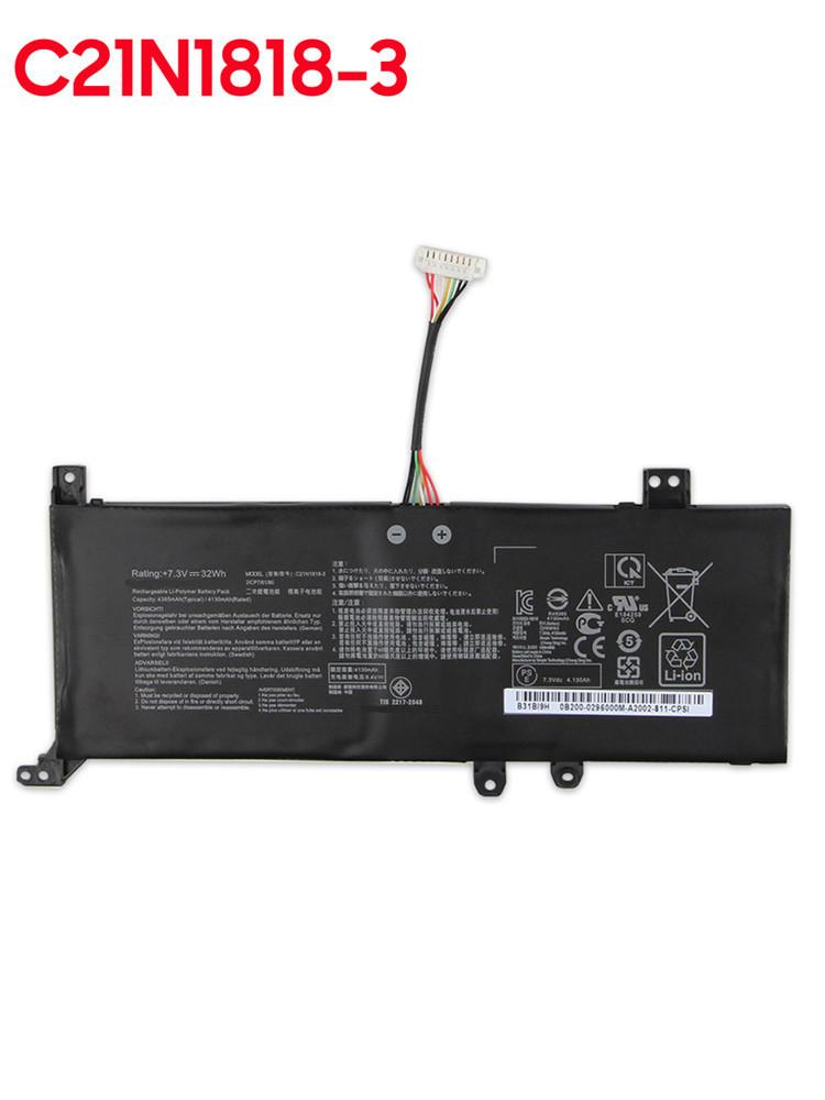 Replacement Battery C21N1818 B21N1818 for ASUS VivoBook X512 F512DA F512FA F512FB F512FJ X515 X515MA A509FB A509FJ