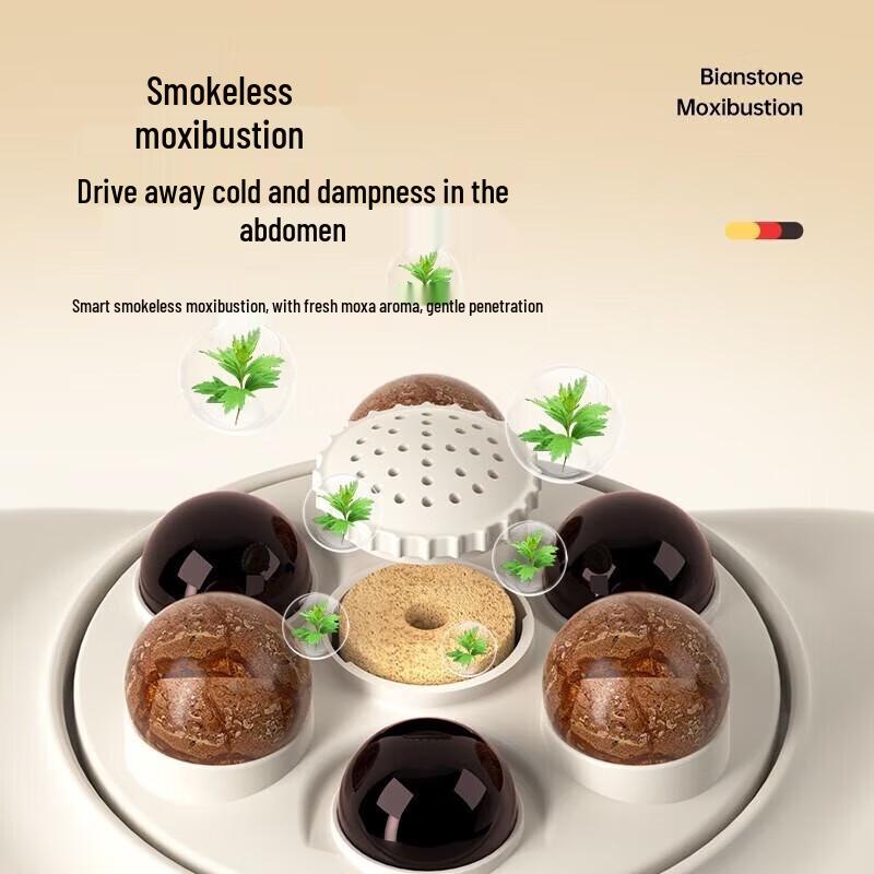 CLORIS N23A Bianstone Moxibustion Abdominal Massager