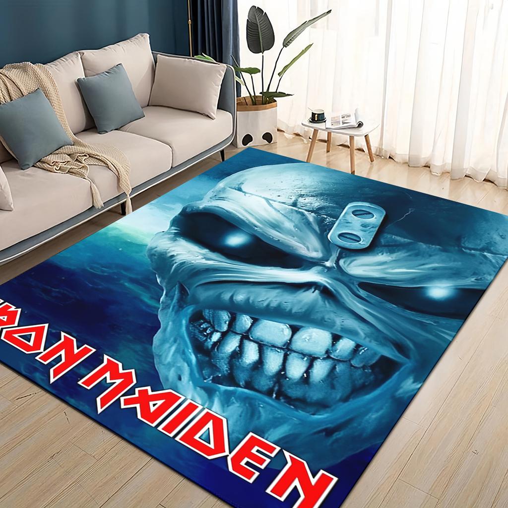3D I-RON M-Maidens Meital Band Ковер Коврик для Гостиной Спальни Дома Украшение Дивана, Детский Игровой Нескользящий Напольный Коврик