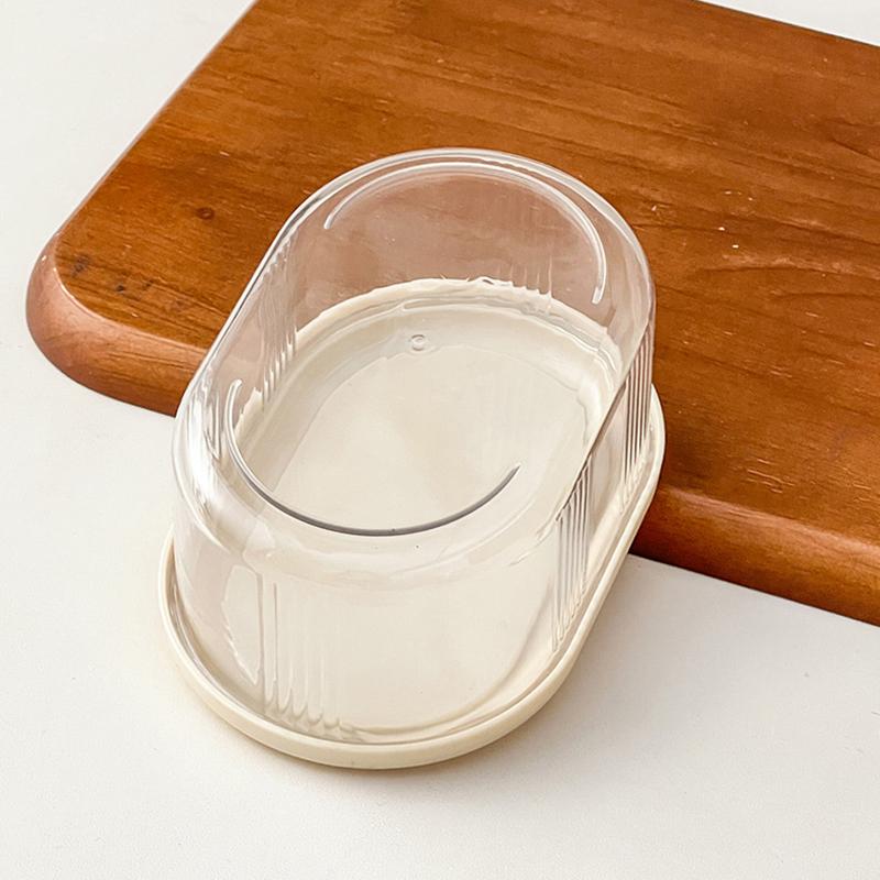 Коробка для хранения тостов, прозрачный пищевой контейнер с крышкой, пластиковый контейнер для холодильника, большая вместимость, коробка для сохранения свежести