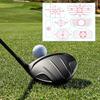 50 шт. этикеток для гольфа с защитной лентой для улучшения точности и дальности удара по мячу для гольфа. Наклейка для удара по мячу для клюшек Iron Wood Fairway.