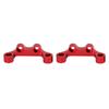 2Pcs RC Metal Upper Suspension Arm Mount for Tamiya TT02 110 RC Car Upgrade PartsRed
