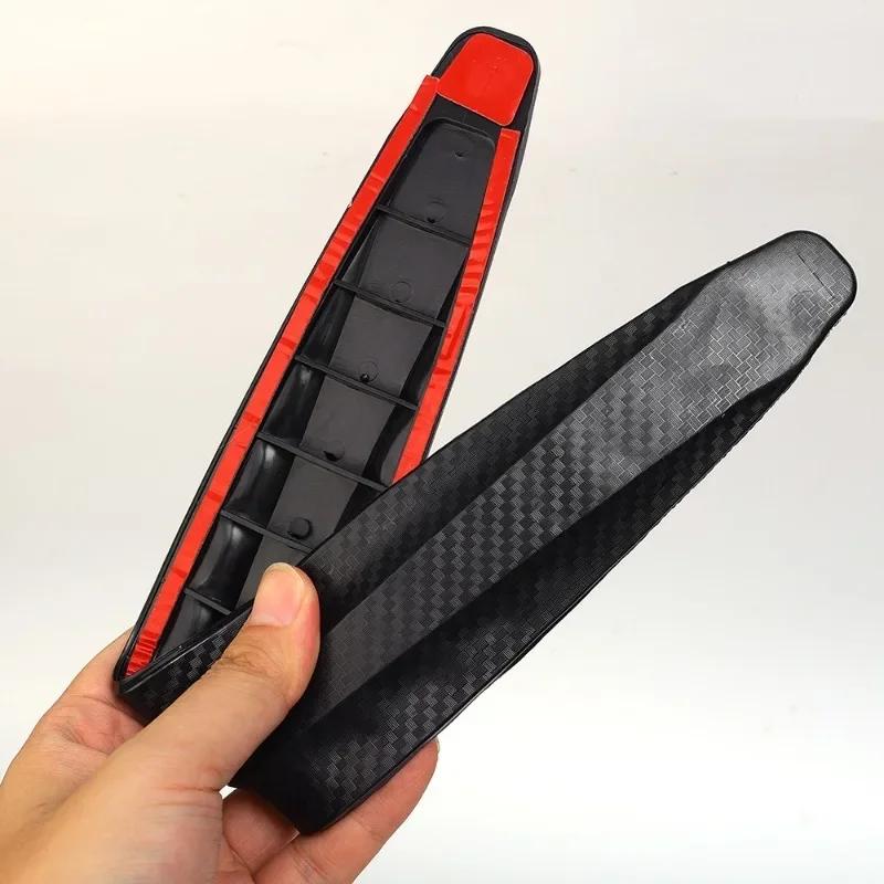 Car Bumper Anti-collision Strips Automotive Body Scratch Decorative Protective Sticker PVC Carbon Fiber Self Adhesive Strips