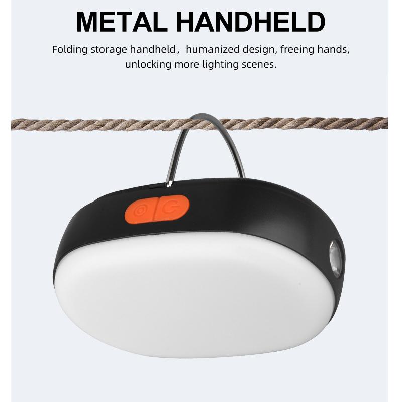 LED Tent Light Rechargeable Lantern Portable Emergency Night Light Outdoor Multifunctional Camping Bulb Lamp Flashlight