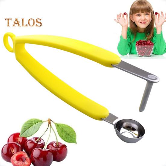 Cherry Corer Cherry Pitter Tool Stainless Steel Olive Pitter Heavy-Duty Fruit Pit Remover Multi-Purpose Kitchen Accessory