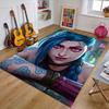 Game Lol Printed Area Rug Carpet for Bedroom Living Room Home Decor Rugs Mat Non Slip Mat Rug for Bedside