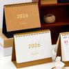 Настольный календарь 2026 года в ретро-стиле, из плотной бумаги, планер для управления временем, для дома, офиса, школы, планировщик ежедневного расписания