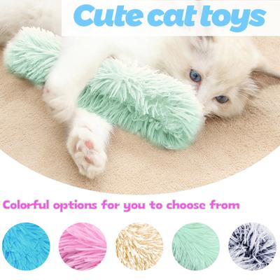 Catnip Kiicker - игрушка для кошек, домашние игрушки для кошек, интерактивная мягкая плюшевая подушка для кошек, игрушка для прорезывания зубов с кошачьей мятой, шуршащая игрушка для кошек при прорезывании зубов