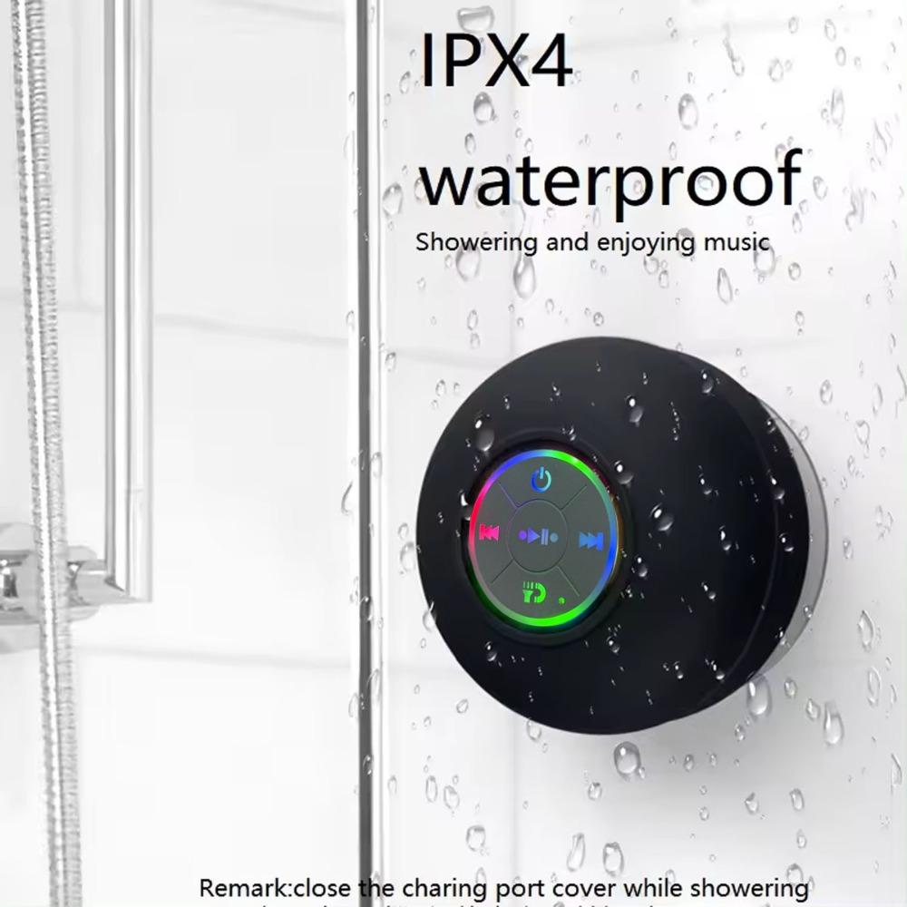 Stereo Sound Wireless Bluetooth Speaker Handsfree Mini Shower Subwoofer For Bathroom Pool Beach