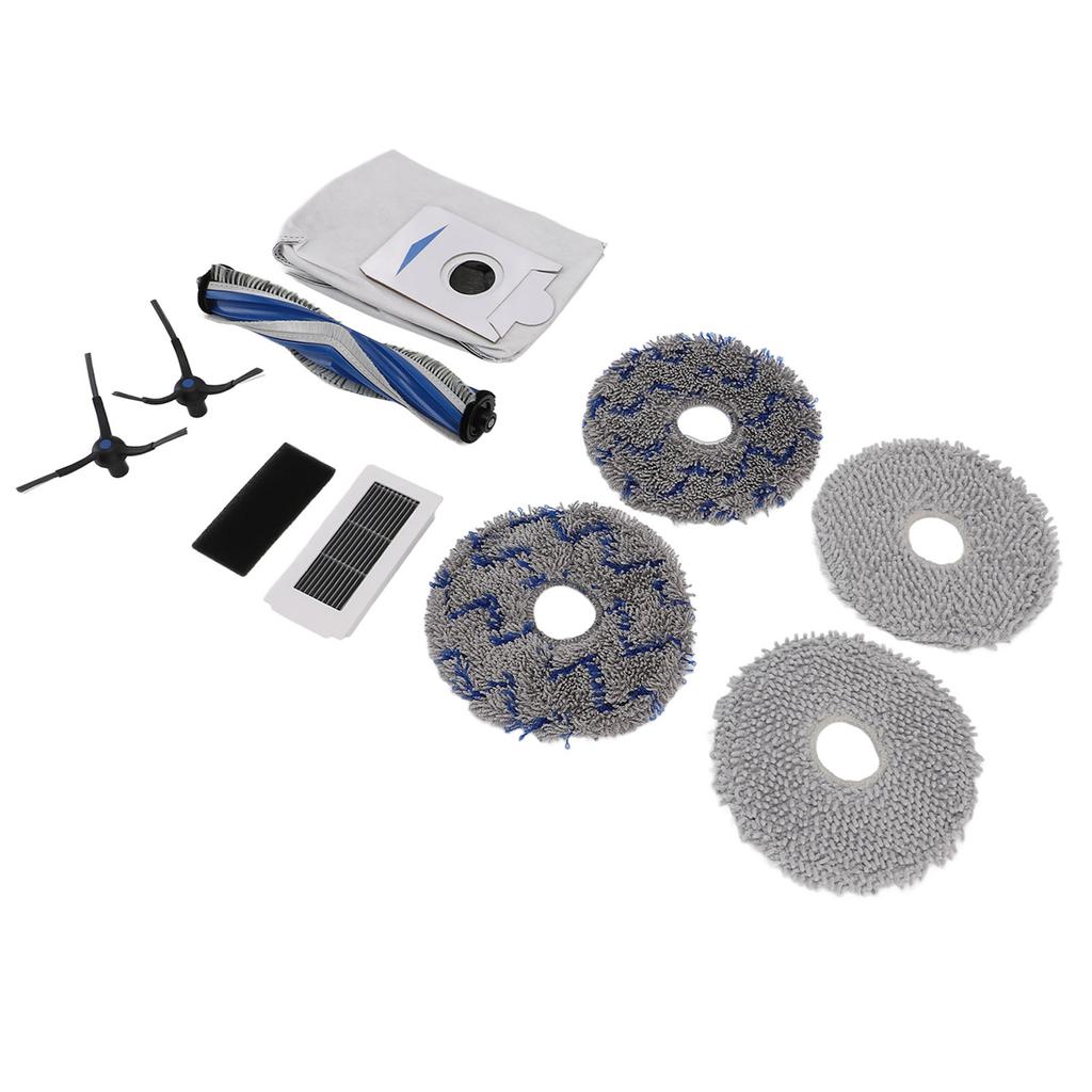 Replacement Parts for X5 PRO ABS Robot Vacuum Filter Brush Mop Pad Dust Bag Set Vacuum Cleaner