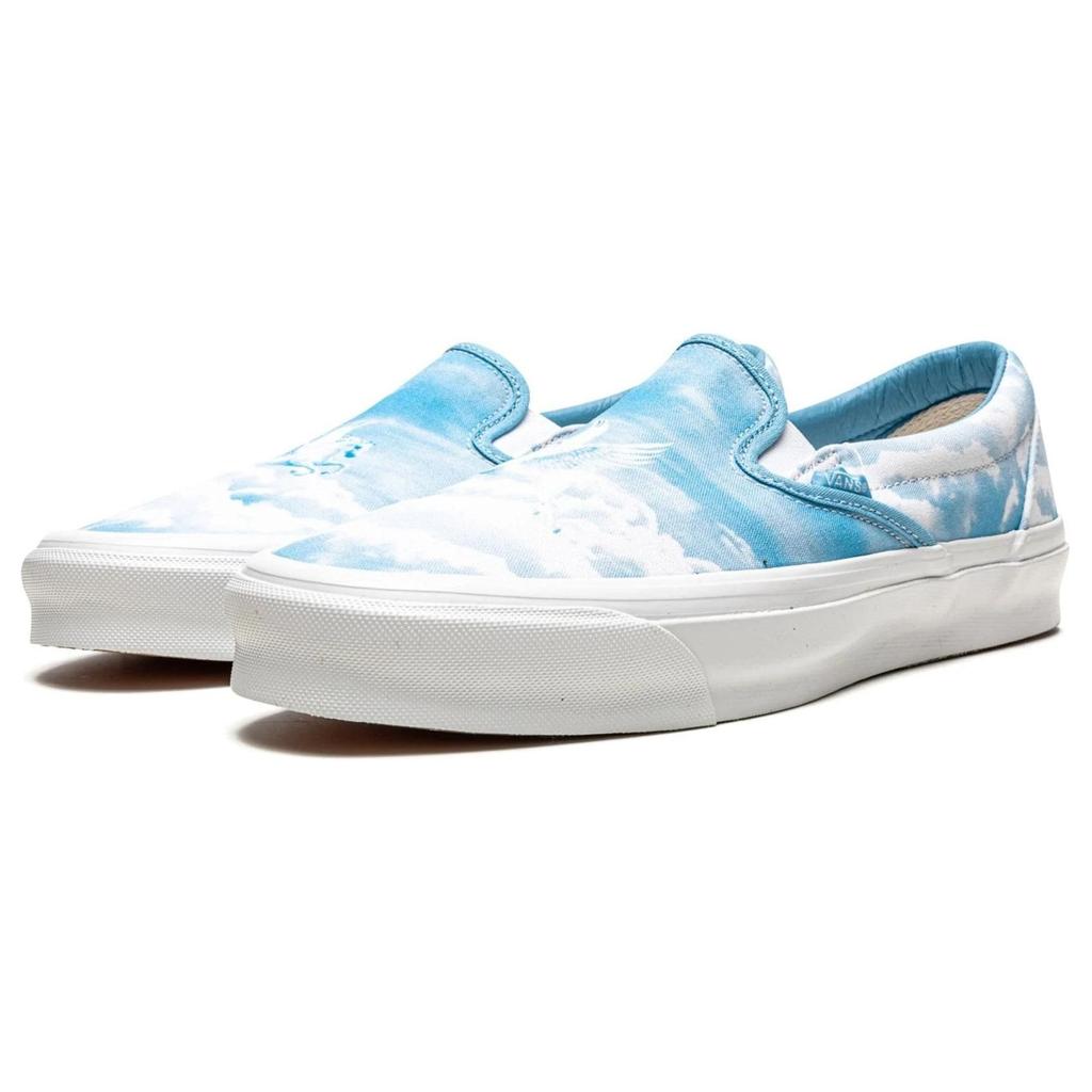 Kith x Vans Vault OG Classic Slip-On LX Clouds Унисекс Кроссовки Белый Голубой VN0A45JK6BY