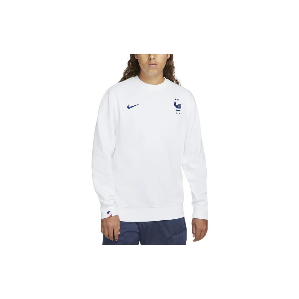 Nike Sweatshirts Men's White Crew Neck Moderate Regular DH4980-100