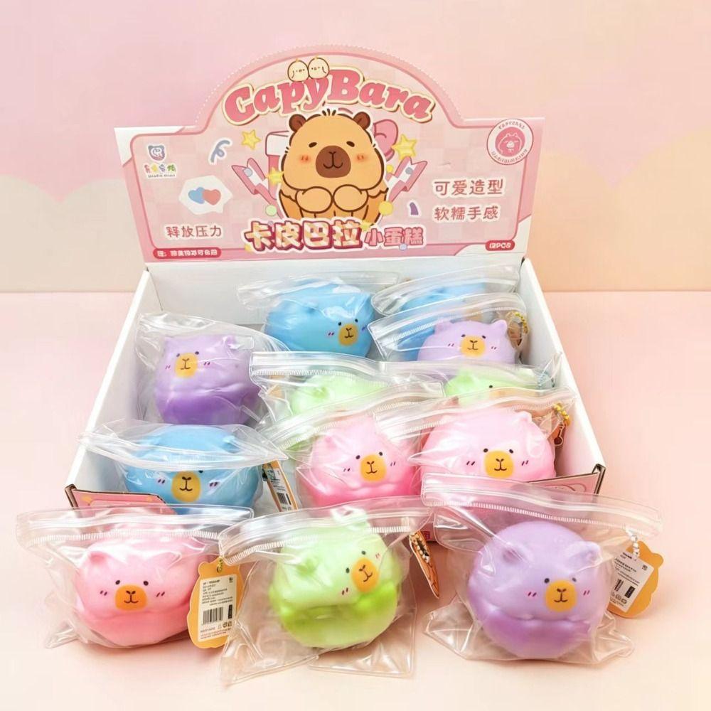 Slow Rising Fluid Toast Squishy Pizza Hot Dog Sensory Toy Bread Fidget Toy Kids Adults