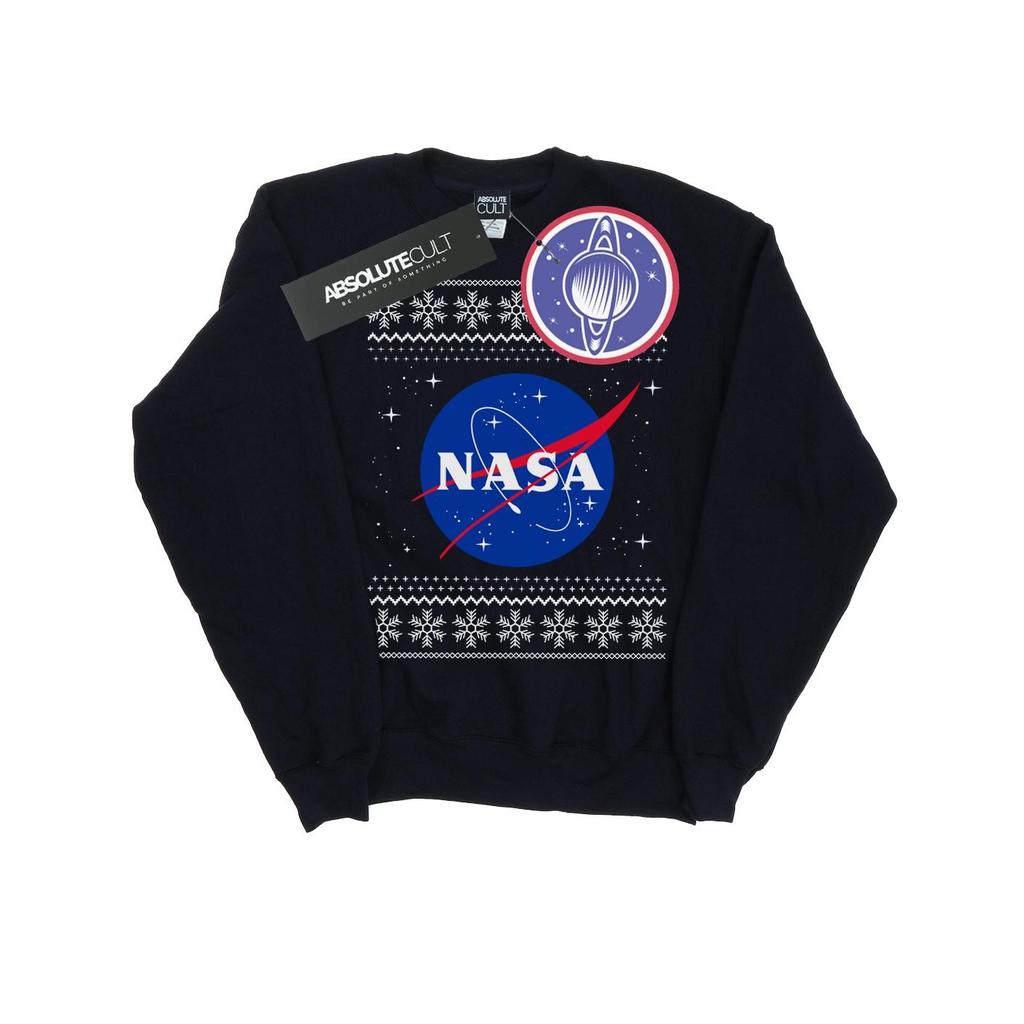 NASA Womens/Ladies Classic Fair Isle Sweatshirt