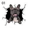 18 стилей, клейкая наклейка на стекло, окно, наклейка с забавной собакой, наклейка на автомобиль, электростатический декор