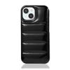 Подходит для чехла на мобильный телефон iPhone16 14plus, лазерная аврора, наполненный хлопком пуховик, трехмерный защитный чехол 13Pro