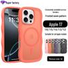 Cross-border Magnetic Frosted iPhone 16e Case - Drop-Proof with Skin-Feel Finish for 17 Pro Max