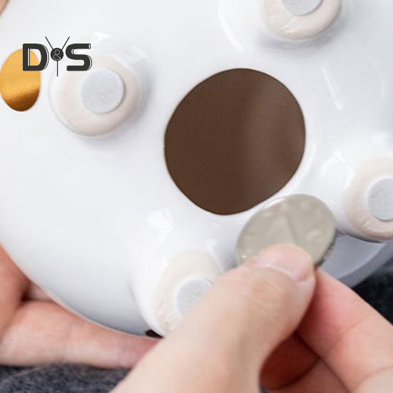 Ceramic Crown Pig Piggy Bank Golden Dot Cartoon Pig Coin Money Bank Home Office Bookshelf Desktop Decoration Ornament Kids Adults Gift