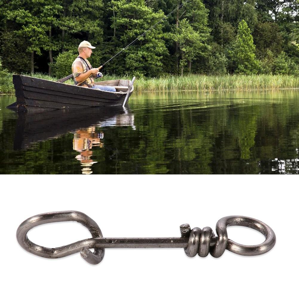 50 шт. прочный быстроразъемный зажим из нержавеющей стали для крепления снастей