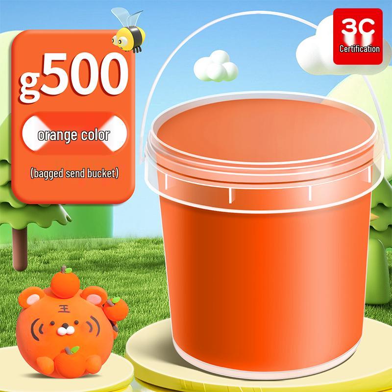 Набор легкой цветной глины из 500 штук: 24 нетоксичных, без свинца цвета для детского сада DIY-игр