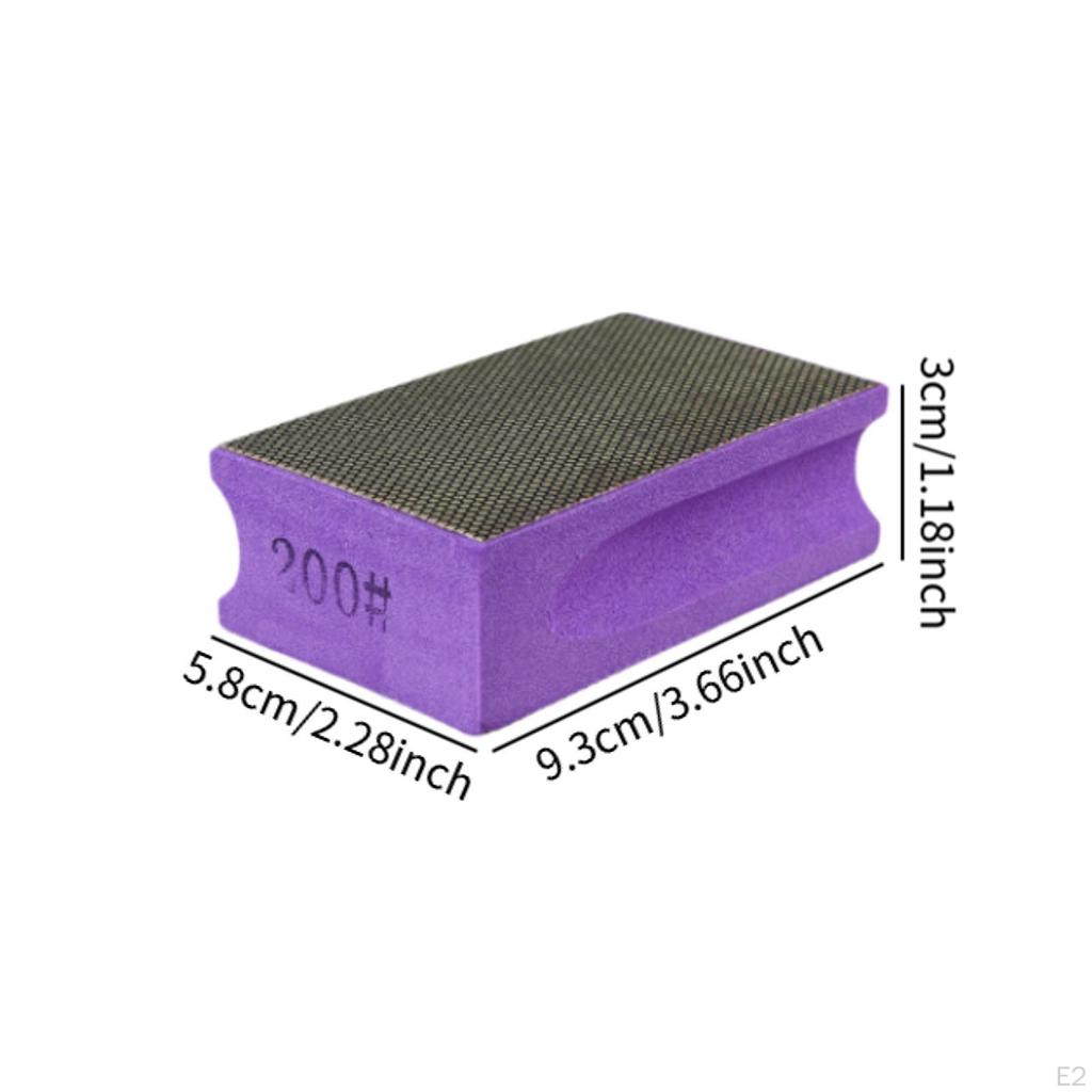 Ручной полировальный диск Алмазный шлифовальный блок Камень Обрезка Заусенцев Губка для
