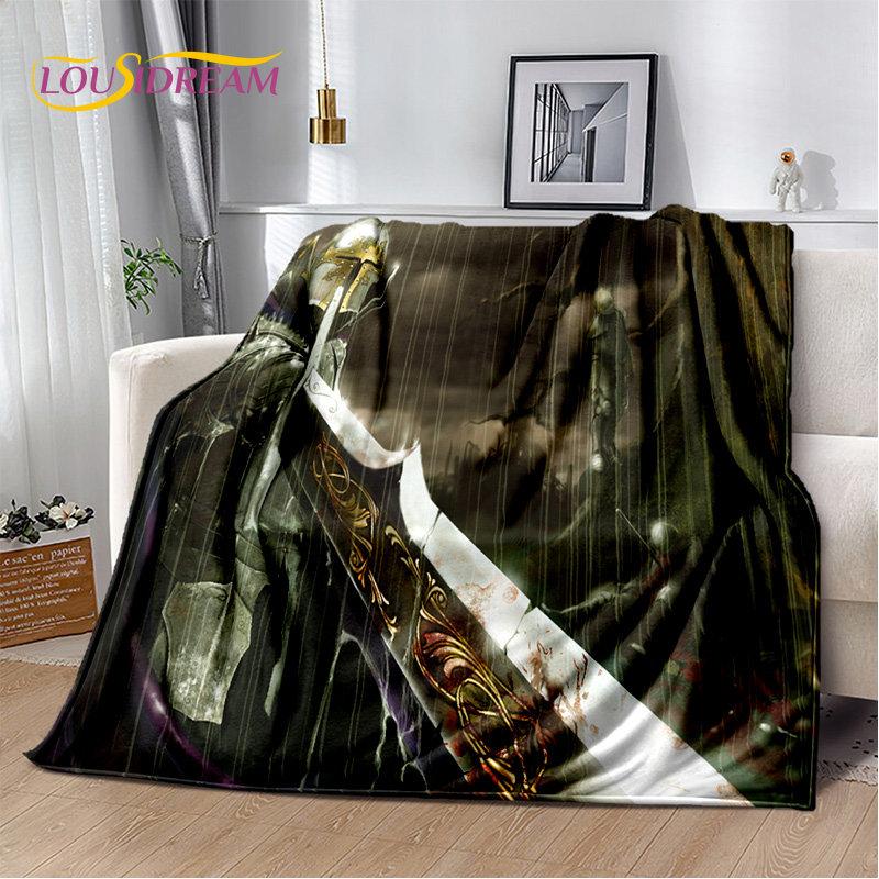 Мягкое плюшевое одеяло Cavalier Knight Templar Crusaders, фланелевое одеяло для гостиной, спальни, кровати, дивана, пикника