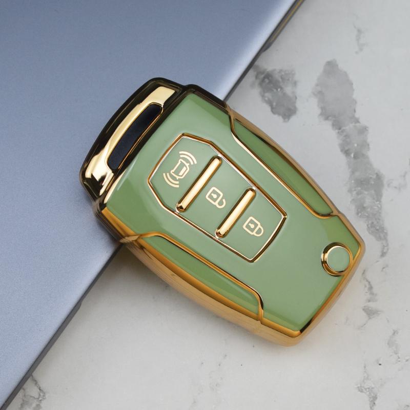 3 Buttons TPU Car Key Cover Case for Ssangyong Tivoli 2020 Rexton Korando C Keyless Interior Accessories