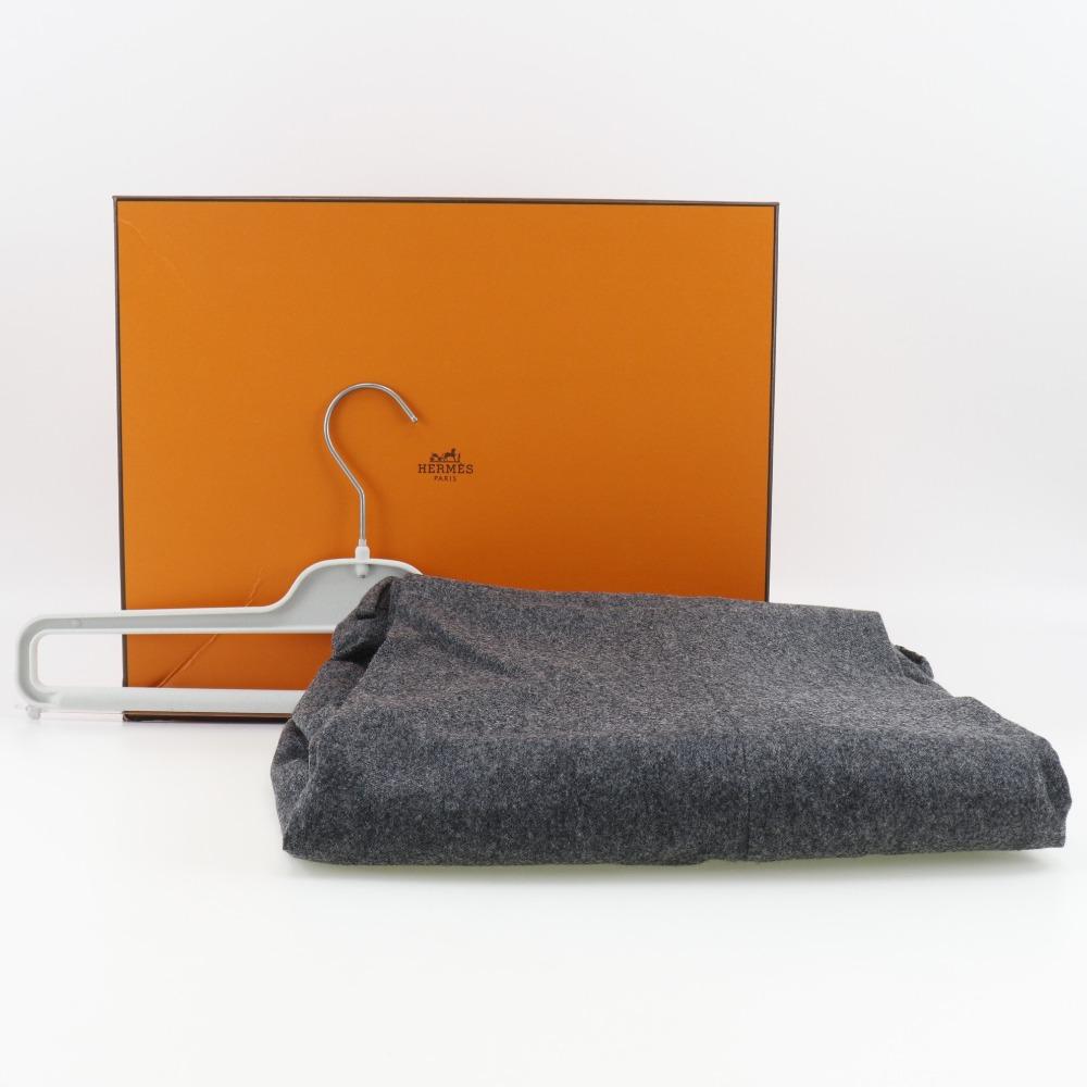 HERMES Pants gray wool mens Used