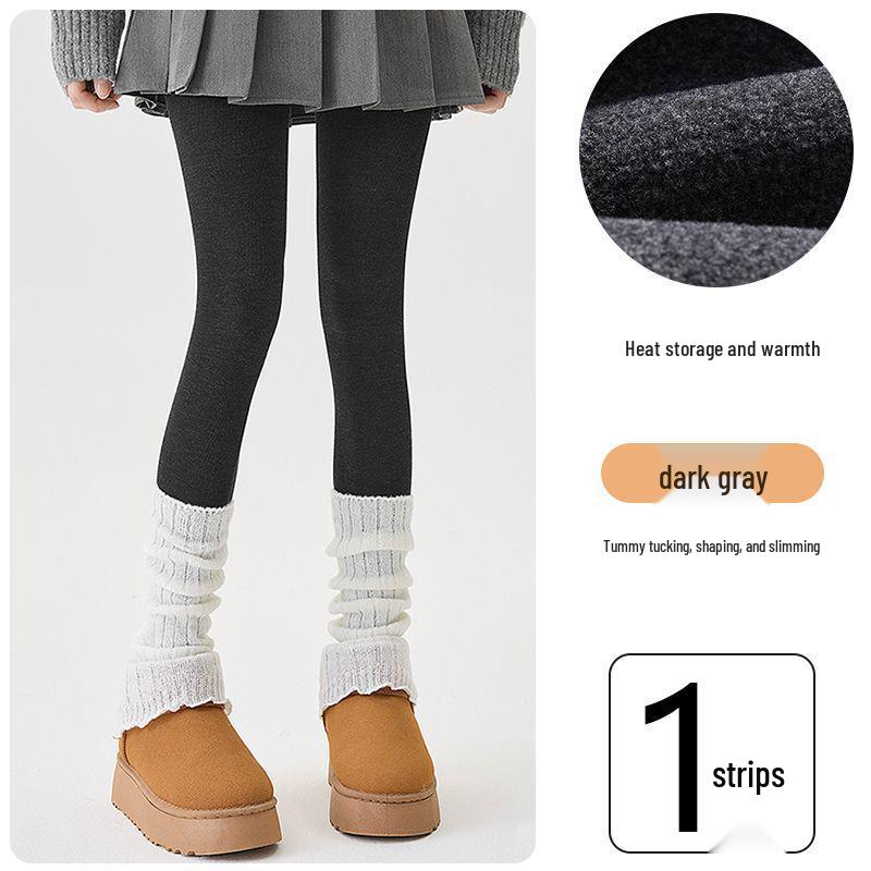 JIAZINI Женские серые микрокомпрессионные утягивающие леггинсы - на флисовой подкладке, не скользят, идеально подходят для весны и осени/зимы.