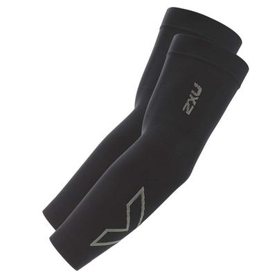 2XU Flex Компрессионные рукава для бега UA4009A S ЧЕРНЫЙ/СЕРЫЙ