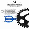 CNC Bike Chain Wear Tool Aluminum Alloy Chain Stretch Measuring Tool  Road Bicycle