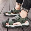 FashionHot Sale Summer Men's Sandals Outdoor Non-slip Men's Beach Sandals Handmade 2024 New  Leather Men's Shoes Fashion Men Sneakers