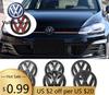 Для VOLKSWAGEN VW Неразрушающая Наклейка-Эмблема На Решетку Радиатора Капота и Крышку Багажника Для VW Volkswagen Golf 4 MK4 Gol