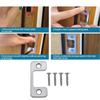 Deadbolt Holes Adjustable Strike Plate Exterior Door Large Hole