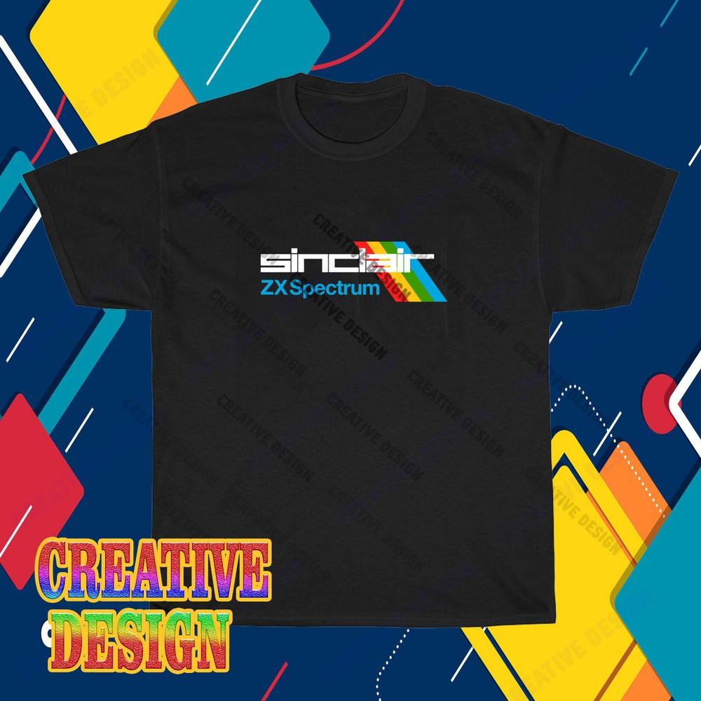 New Sinclair ZX Spectrum Logo T-Shirt Funny Size S To 5XL