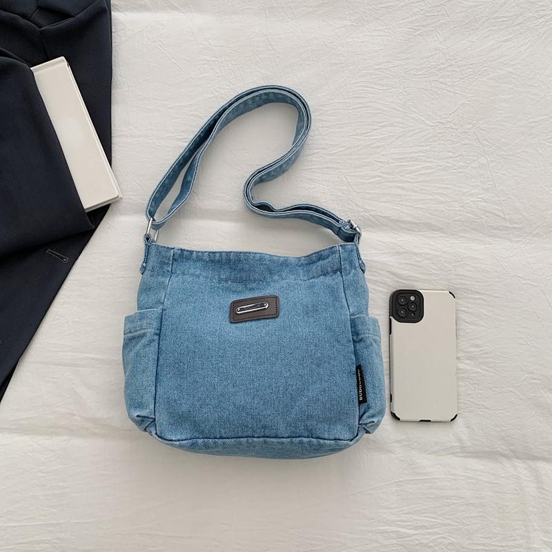 Джинсовая сумка Женская на плечо Кроссбоди Сумка для поездок Маленькая квадратная сумка