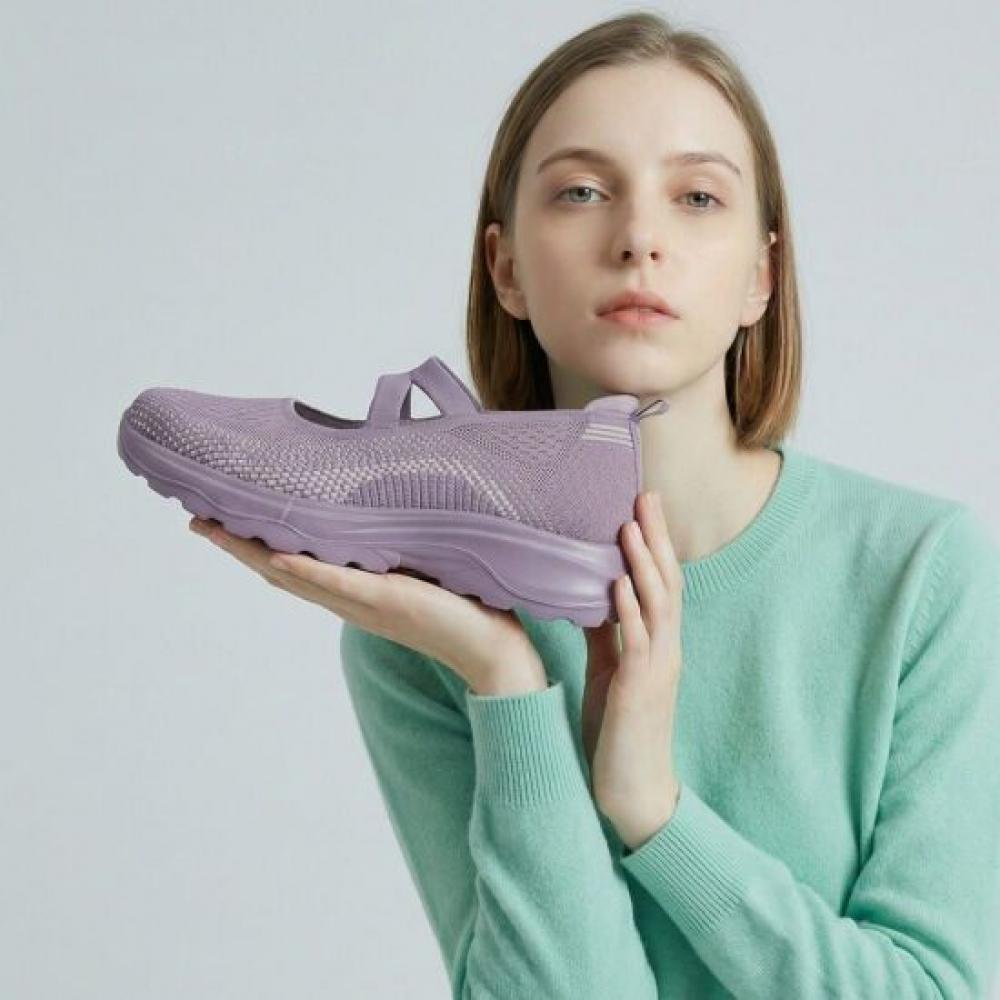 Melting Brown Women Knit Sneakers Slip On