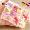 Ice Cube Squeeze Toy 15Pcs Dinosaur Anxiety Relieving Clear Sensory Elastic Stress Ball Soft Stretchy Transparent Focus Aid Relaxation Tools